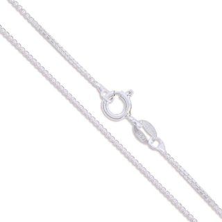 Sterling Silver Box Chain 1.2mm Genuine Solid 925 Italy Classic New Necklace 30": Jewelry