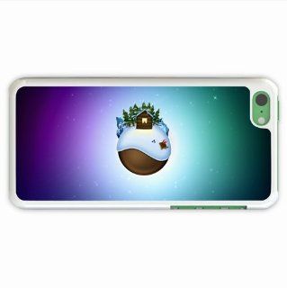 Custom Designer Apple Iphone 5C Holidays Ball New Year Winter Of Embodiment Present White Cellphone Skin For Girl Cell Phones & Accessories