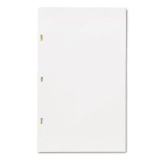 Wilson Jones Looseleaf Minute Book Ledger Paper, 3 Hole Punched, Ivory Linen, 14" x 8 1/2", 100 Sheets/Box, W901 30 