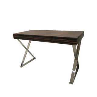 Pangea Home Mason Writing Desk BDK 0504 DARK ZEBRANO / BDK 0504 LIGHT ZEBRANO