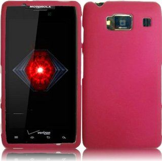 For Motorola Droid Razr HD XT926 Droid Fighter Hard Cover Case Hot Pink: Cell Phones & Accessories