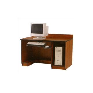 Fleetwood Illusions Student Computer Workstation with Keyboard and CPU Storag