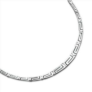 Sterling Silver Greek Key Necklace: TrendToGo: Jewelry