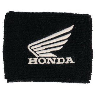 Honda Wing Black/White Brake Reservoir Sock Cover Fits CBR, 600, 1000, 600RR, 1000RR, 954, 929, RC51: Automotive