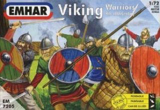 Emhar Models Viking Warriors 9th 10th Century Model Building Kit, 1/72 Scale: Toys & Games