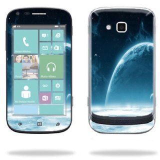 MightySkins Protective Skin Decal Cover for Samsung ATIV Odyssey SCH I930 Cell Phone Verizon Sticker Skins Outer Space Cell Phones & Accessories