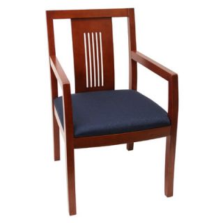 Regency Preston Guest Side Chair with Transitional Wood Back 9975 Finish: Che