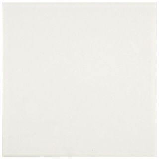 Somertile 7.75x7.75 in Thirties White Ceramic Floor And Wall Tile (case Of 25)