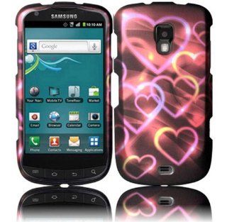 Colorful Hearts Design Hard Case Cover for Samsung Galaxy S Aviator R930 Cell Phones & Accessories