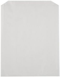 Packaging Dynamics 450019 6" x 3/4" x 7 1/4" Size, PB19 White Grease Resistant Dry Wax Paper Sandwich Bag (Case of 2,000)