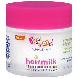 Soft & Beautiful Just for Me! Hair Milk Smoothing Edges Crme 4 oz (113 g): Health & Personal Care