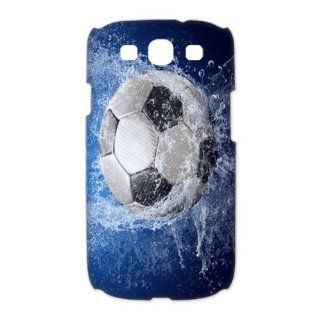 Soccer Ball Splash Black Case Cover for Samsung Galaxy S3 I9300 Hard Cell Phones & Accessories