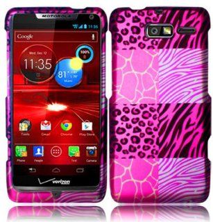 For Motorola Droid Razr M XT907 Hard Design Cover Case Pink Exotic Skins Accessory: Cell Phones & Accessories