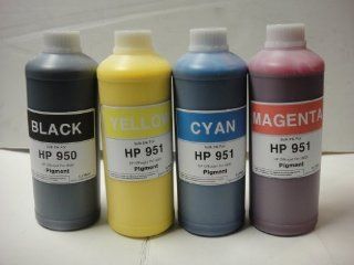4 X 1 Liter Hp 940 Bulk premium pigment Ink for Pro 8000,8500,8500a: Electronics