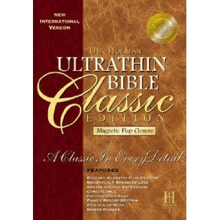 Ultrathin Bible NIV Classic Magnetic Flap Closure: Bible: 9781558198852: Books
