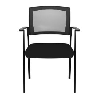 Compel Office Furniture Speedy Mesh Stacking Chair CSF6300B Seat Finish: Black