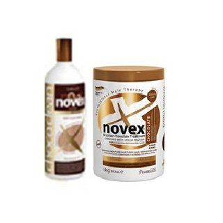 Novex Chocolate Shampoo and Conditioning Treatment (Value Pack) : Shampoo And Conditioner Sets : Beauty