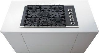 Frigidaire FGGC3665KS 36" 5 Burner Gas Cooktop with Ceramic Glass Top, Express Select Controls and Fit, Stainless Steel: Home Improvement