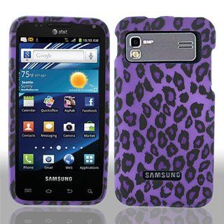 Purple Leopard Hard Cover Case for Samsung Captivate Glide SGH I927: Cell Phones & Accessories