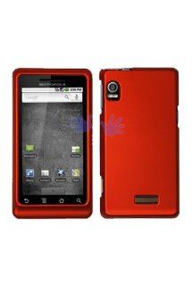 Motorola A955 Droid 2 Rubberized Shield Hard Case   Orange: Cell Phones & Accessories