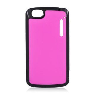 ALCATEL 960C Special HOT PINK HARD COVER+BLACK TPU Cell Phones & Accessories