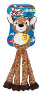 Pawdoodles Squeakies Dog Toy, Deer, Large : Pet Squeak Toys : Pet Supplies