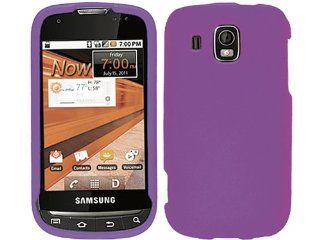 Purple Rubberized Faceplate Hard Skin Rubber Case Cover for Samsung Transform Ultra SPH M930 w/ Free Pouch: Cell Phones & Accessories
