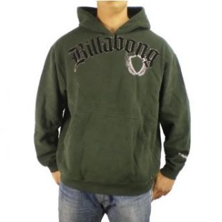 Mens Billabong gray pullover hoodie fleece. Very high quality skate and surf brand sweater with a kangaroo pouch and a large logo design on the front. Great authentic sweatshirt to wear with various casual styles. (Size:XXL   45551): Clothing