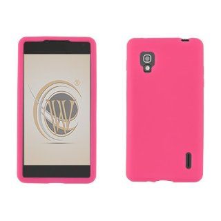 LG Optimus G LS970 Silicone Skin Solid Hot Pink: Cell Phones & Accessories