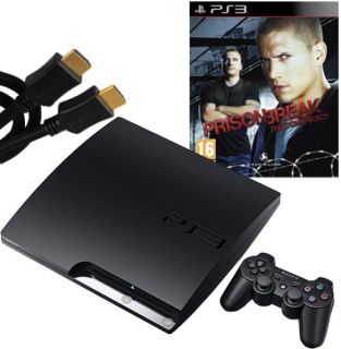 Playstation 3 PS3 Slim 120GB Console: Bundle (including Prison Break: The Conspiracy & 2M HDMI Cable)      Games Consoles