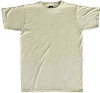 Desert Tan Sand GI 100% Cotton Army ACU T Shirt: Clothing