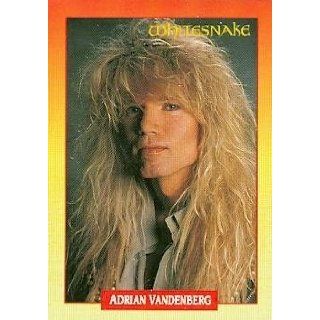 Adrian Vandenberg trading Card (Whitesnake) 1991 Brockum Rockcards #123: Entertainment Collectibles