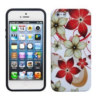 Asmyna IPHONE5CASKCAIM951NP Slim and Durable Protective Cover for iPhone 5   1 Pack   Retail Packaging   Hibiscus Flower: Cell Phones & Accessories