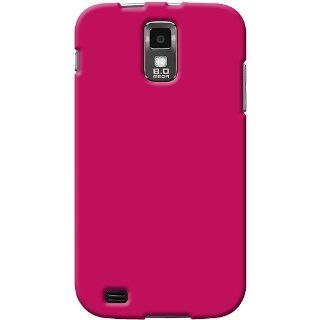 Amzer AMZ92242 Rubberized Snap On Crystal Hard Case for Samsung Galaxy S II SGH T989   1 Pack   Frustration Free Packaging   Hot Pink: Cell Phones & Accessories
