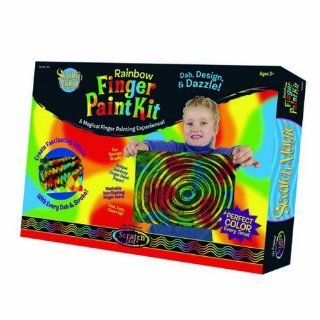 Deluxe Rainbow Finger Paint Art Set: Toys & Games