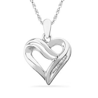 heart swirl pendant in sterling silver orig $ 79 00 now $ 69 99 add to