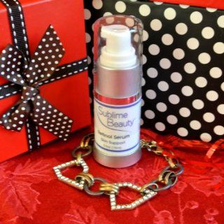 Unique Gift Box with Bow Contains Antique look Triangle Bracelet with Crystals and a Top Selling Serum. She Will Love This Gift   Ready to Give with Pride. If Sold Individually, This Gift Would Retail at $71   Great Deal Limited Quantities   Buy Now. Bea