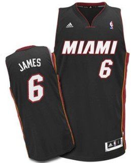 Lebron James #6 Miami Heat Youth Kids Black Swingman Jersey Size Large NBA Authentic & NEW  Sports Fan Beanies  Sports & Outdoors