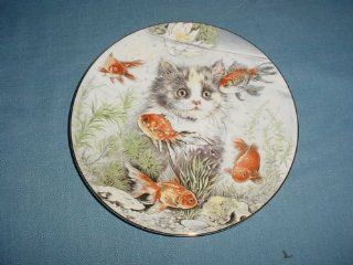 Fishful Thinking from Kitten Encounters Plate Collection : Commemorative Plates : Everything Else