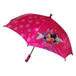 Disney Minnie Mouse Girl's Pink Umbrella: Clothing