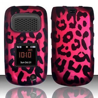 Pink Leopard Hard Cover Case for Samsung Rugby III 3 SGH A997: Cell Phones & Accessories