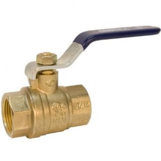 NIBCO NL998HA BRS Brass Ball Valve, Two Piece, Lever Handle, 1" Female NPT Thread (FIPT): Industrial Ball Valves: Industrial & Scientific