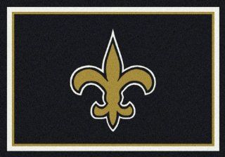 Milliken & Company New Orleans Saints 5 Ft. 4 In. x 7 Ft. 8 In. Homefield Area Rug : Sports Fan Area Rugs : Sports & Outdoors