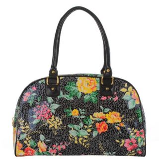 Yumi large vintage style floral print bowling bag      Womens Accessories