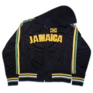 Girl's/Juniors Jamaica Soccer Track Jacket, Medium: Clothing