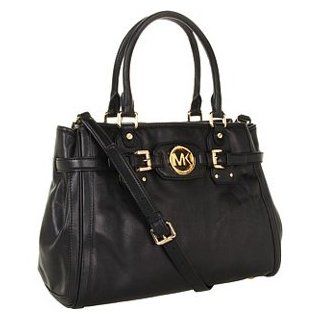 Michael Kors Hudson Black Leather Tote Handbag : Cosmetic Tote Bags : Beauty