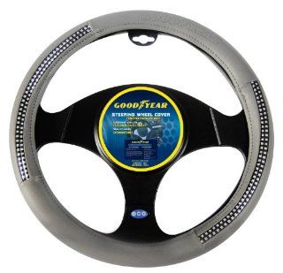 Goodyear GY SWC318 Gray Steering Wheel Cover: Automotive