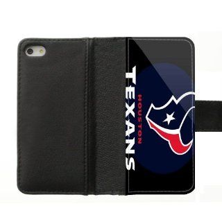 Customize NFL Houston Texans Diary Leather Case for Iphone 5/5S: Cell Phones & Accessories