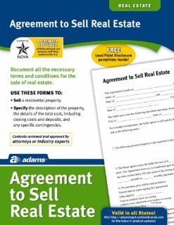 Adams Agreement To Sell Real Estate Form, 8.5 x 11 Inch, White (LF120) : Legal Forms : Office Products
