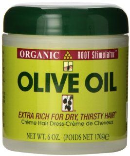 Organic Root Stimulator Olive Oil Cream, 6 Ounce : Hair And Scalp Treatments : Beauty